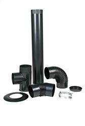 Blued flue system